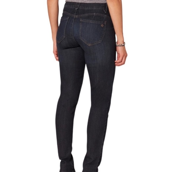 DEMOCRACY Dark Indigo "Ab"solution Booty Lift Jegging Size 16 - Picture 1 of 13